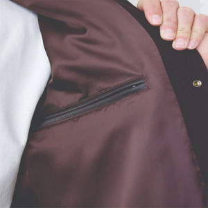 Patchs en chenille personnalisés en gros à double couche avec lettres thermocollantes pour vestes universitaires - Product Image 5