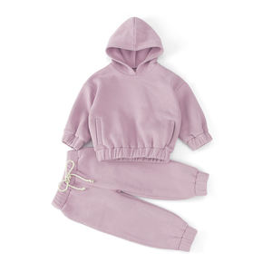 Conjunto de Sudadera y Pantalones Deportivos para Otoño e Invierno, Sudadera con Capucha Extra Grande para Bebés y Niños Pequeños, Conjunto Deportivo de Felpa Francesa de 2 Piezas, Conjuntos de Ropa Deportiva para Niños - Product Image 1