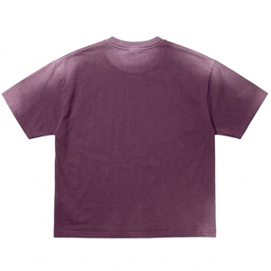Custom Wholesale Eco-Friendly <b>Retro</b> Boxy T-<b>Shirt</b> <b>Men</b> Front 220 Grams Drop Shoulder Heavyweight Pigment Dyed 100% Polyester - Product Image 2