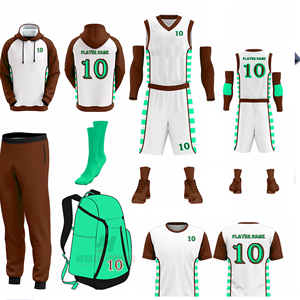 Ensemble complet d'uniformes de basketball personnalisés avec logo couleur, fournisseur direct OEM, vente en gros, marque privée disponible - Product Image 1