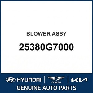 มอเตอร์และล้อพัดลม HVAC ใหม่ของ IONIQ รุ่น 25380G7000 - Product Image 1