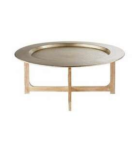 Mesas de centro y auxiliares de lujo para sala de estar, con textura en forma de diamante, color cobre, metal de excelente calidad y aspecto atractivo. - Product Image 6