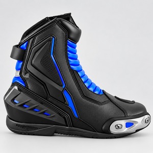 Bottes courtes de moto professionnelles, conception technique, semelle extérieure durable et protection de la cheville pour la conduite à moto - Product Image 4