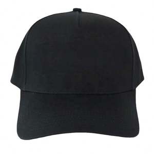 Gorras de Béisbol de 5 Paneles de Algodón Resistentes al Agua, Gorra Deportiva para Hombre, Gorras con Cierre a Presión para Exteriores, Color Negro Personalizado - Product Image 3