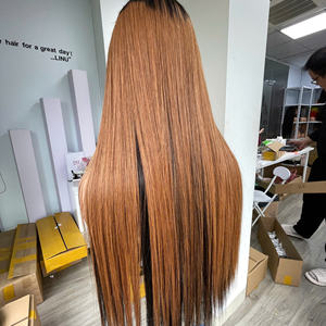 Precio al por mayor Extensiones de cabello humano vietnamita 100% virgen natural, trama de encaje, liso extremo, con cierre de mezcla de colores, súper doble densidad - Product Image 2