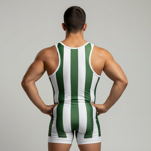 Traje de lucha libre personalizado por sublimación para hombre, mono de lucha libre sublimado, traje elástico para levantamiento de pesas, ropa de gimnasio, trajes push-up. - Product Image 2