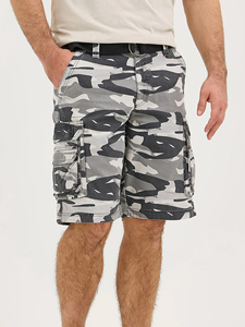 Pantalones Cortos Cargo de Algodón para Hombre, con Cordón Ajustable, Estilo Deportivo, Casual, para Verano, con Bolsillos Utilitarios - Product Image 2