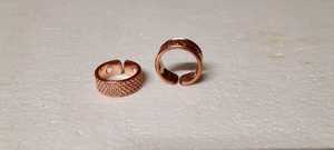 Anillo Giratorio SHAHRUKH HANDICRAFTS Hecho a Mano 100% Cobre Puro para Uso Diario, Bodas, Aniversarios, Fiestas, Estilo Moderno, Compromiso - Product Image 3