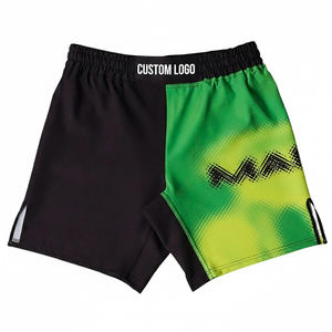 Pantalones Cortos de Boxeo Ligeros, Elásticos, 100% Poliéster, Impresos y Transpirables, para MMA, Precio al por Mayor, Mejor Proveedor, Nueva Llegada - Product Image 1