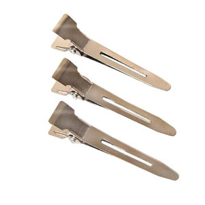 Wholesale Professional Metal Duckbill Hair <b>Clips</b> for Long Hair Coloring & Alligator Sectioning High Quality Extension <b>Spring</b> - Product Image 4