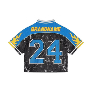 Factory Manufacture 100% Polyester Unisex American Football <b>Fan</b> Jersey Fully Sublimated V <b>Neck</b> Best Quality <b>Fan</b> Jersey - Product Image 2