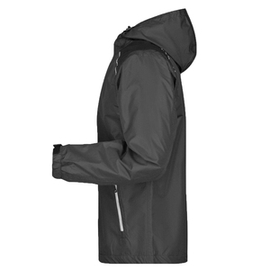 Custom logo Waterproof PU Jacket Outdoor Hiking Soft Shell Rain Coat Men's Jacket with <b>Hoodie</b> OEM - Product Image 6