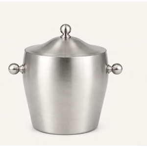 Wholesale Stainless Steel <b>Ice</b> <b>Bucket</b> <b>with</b> <b>Lid</b> and Tongs Double Wall Insulated Wine Champagne Chiller <b>Bucket</b> Metal <b>Ice</b> Container - Product Image 3
