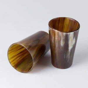 Handmade Buffalo Horn Drinking Cup Polished Natural Vintage Style Heat Resistant Gift for Beer <b>Whiskey</b> Wine Party Use - Product Image 3