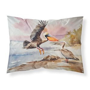 Pelican léger Super doux facile d'entretien décoratif oeuvre taie d'oreiller taille standard housse de coussin - Product Image 1