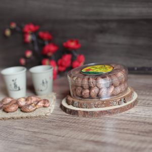 163g <b>Round</b> <b>Gift</b> <b>Box</b> of Organic Premium Unshelled Roasted Cashew Nuts W180 Buttery & Salty - Direct Factory Wholesale Price - Product Image 6