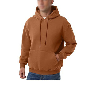 Sweat-shirts à capuche pour hommes en coton lourd avec logo personnalisé – Sweat-shirt à capuche surdimensionné en molleton 100 % coton avec motif - Product Image 3