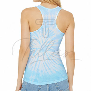 Débardeur Tie & Dye pour femmes, vente en gros, personnalisé pour femmes, débardeur de sport pour femmes, débardeur Tie & Dye personnalisé pour femmes - Product Image 3