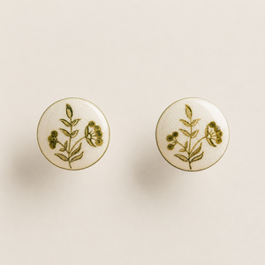 Vintage Floral Solid Brass Cabinet <b>Knob</b> Antique Gold Silver <b>Black</b> Finish Round Drawer Pull Wardrobe Cupboard Door Handle Decor - Product Image 5