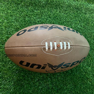 Cow Leather Antique Rugby Football Fully Hand Sewn with Fully Custom Branding Option - Product Image 1
