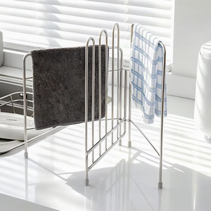 Organizador de Cocina Multifuncional, Estante Metálico Resistente a la Oxidación para Toallas, Guantes, Tazas, Almacenamiento en la Encimera - Product Image 4