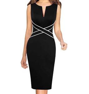 Robe polo pour femme pour événements professionnels - Coupe ajustée sophistiquée - Logo personnalisé - Manches courtes - Vêtements pour femmes en piqué - Product Image 5