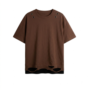 Camiseta de Hombre Personalizable, Corte Ajustado, Manga Corta, Transpirable, Ecológica, 220g, 100% Algodón Jersey, Lisa, Gruesa, Sólida - Product Image 5