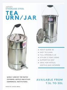10L PREMIUM STAINLESS STEEL TEA URN <b>MIRROR</b> FINISH HEAVY DUTY HOT BEVERAGE DISPENSER INDUSTRIAL COFFEE PERCOLATOR CATERING SERVER - Product Image 6