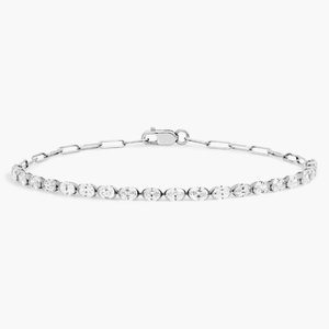 Designer Women Moissanite Diamond Chain Bracelet 925 Sterling Silver Hip Hop Fashion Jewelry Gift - Product Image 1