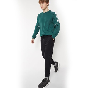 Pantalones Deportivos para Hombre, Mezcla de Algodón y Poliéster, Diseño a Cuadros Buffalo, Pantalones Casuales con Cierre de Cordón y Bolsillos Laterales - Product Image 5