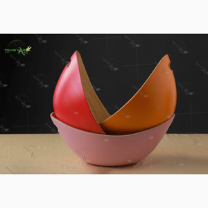 ชามไม้ไผ่ธรรมชาติแบบคลาสสิกงานแฮนด์เมดเป็นมิตรกับสิ่งแวดล้อมแบบใช้แล้วทิ้งความจุขนาดใหญ่สำหรับการใช้ชีวิตแบบยั่งยืนโดยตรง - Product Image 6