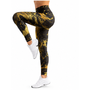 Legging de yoga et fitness sans couture pour femme, sublimé, taille haute, effet ventre plat, pantalon de compression - Product Image 2