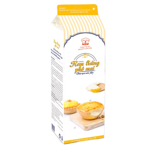 Crème Non Laitière Exportation Fournisseur Vente Directe Usine HALAL OEM/ODM Pâtisseries Desserts Crème de Fromage Crème d'Œuf Crème d'Œuf Non Cuite 1KG Nouveauté - Product Image 1