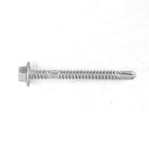 Vis autoforeuse professionnelle PDC modèle 5 à tête à rondelle, galvanisée à chaud au zinc, filetage pleine longueur, métrique/pouce, acier au carbone - Product Image 3