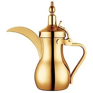 Decorative Arabic Metal Dallah Coffee Pot for Traditional Coffee Serving Home Decor - Product Image 1