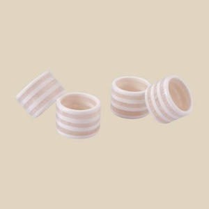 Anneaux de serviette en résine écologiques ronds personnalisés ILAHI pour la fête des mères, Pâques, mariages, fêtes, décoration de table de restaurant - Product Image 1