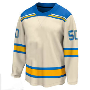 Camisetas de Hockey sobre Hielo de Manga Larga, 100% Poliéster, Diseño Único, Uniformes Deportivos, Material Duradero, Transpirable y Cómodo, Gran Venta - Product Image 5