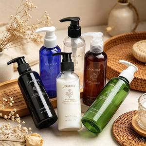 200ml PP Plastic Cosmo Lotion <b>Pump</b> <b>Bottle</b>-Empty Dispenser for Shampoo Body Lotion Unalilia JH14 Silk Screen Gold Stamp Printing - Product Image 1