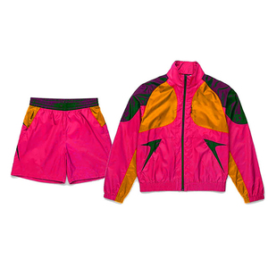 Ensemble short et veste à capuche pour femme, taille élastique, en mélange de nylon léger, pour la course à pied, fabrication OEM ODM, marque privée - Product Image 5