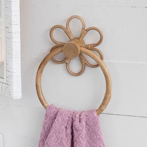 Anneaux porte-serviettes de luxe en rotin en forme de fleur, fournisseur de supports pour serviettes - Product Image 5