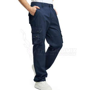 High Quality Men Custom Color Breathable Quick Dry <b>Cargo</b> <b>Work</b> Pants Cotton Material Comfortable Fit Pockets Workwear - Product Image 4