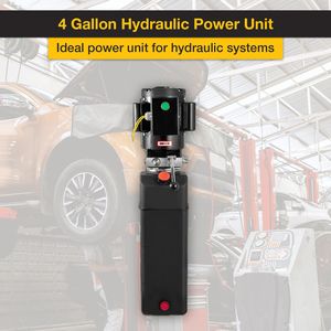 Unidad de Potencia Hidráulica de 16 Cuartos (4 Galones) con Bomba de Paletas, 220V, 2HP, Monofásica, para Elevador de Coches - Product Image 2