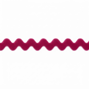 Ruban en velours ric-rac rose foncé de 15 mm pour accessoires de ballet, mode poupée, cadeaux de fête, bordures de scrapbooking, stylisation de cadeaux, export en gros - Product Image 4