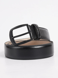 Cinturón de Vestir Formal Personalizado de Lujo para Hombre, Hebilla OEM de Aleación, Cuero Genuino, Opciones de Venta al Por Mayor - Product Image 4