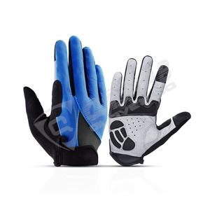 Blacked Touchscreen Cowhide Leather Full-Finger Men Women Cycling Full-Finger Bicycled Anti-Slips Gyms <b>Gloves</b> - Product Image 5