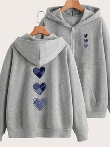 Sudaderas con Capucha Ecológicas de Algodón Orgánico para Mujer, con Logotipo Personalizado - Product Image 4