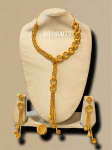 AWAIS HOUSE Collier Hiphop en laiton plaqué or 6 grammes avec diamant serti griffe infini, pour femmes africaines, idéal pour fiançailles et mariages - Product Image 2