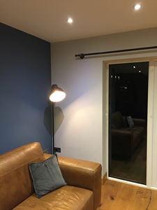 Heavy Duty Metal <b>Curtain</b> Rod <b>with</b> Adjustable Length - Product Image 4