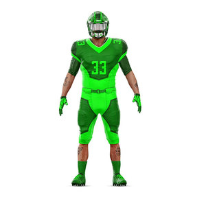 Conjunto de Uniforme de Fútbol Americano Personalizado, Impresión por Transferencia de Calor, Poliéster/Algodón, Unisex, Cintura Elástica, Número de Equipo Personalizado para - Product Image 3