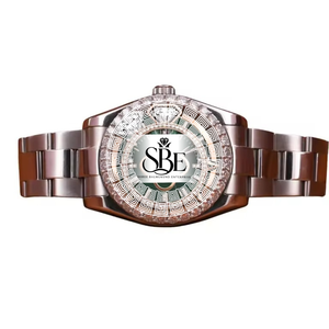 Orologio di Lusso con Diamanti Ispirato alle Tendenze Moderne della Moda, Disponibile a Prezzo all'Ingrosso - Product Image 1